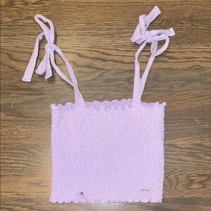 Hollister Lavender Crop Top
